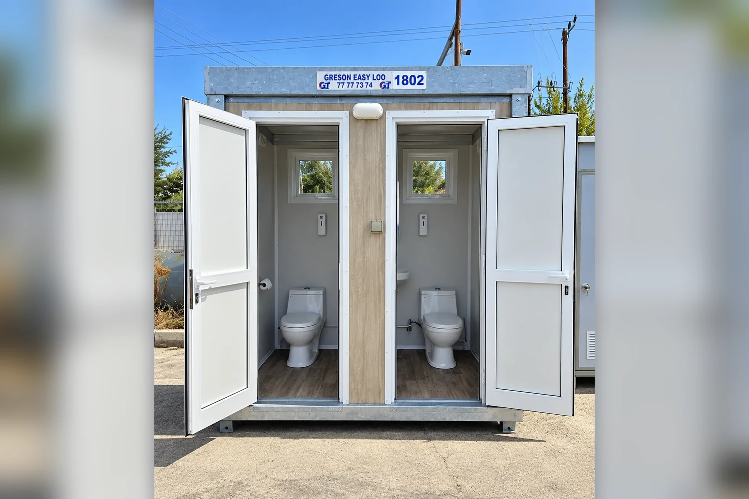 Prefabricated Double Toilets